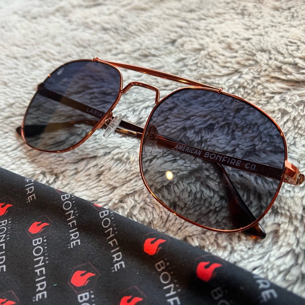 American Bonfire Copper sunglasses **brand new without hard case